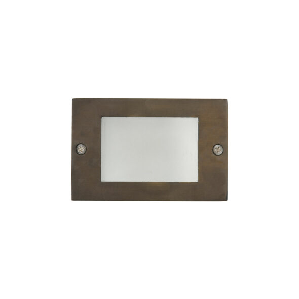 Brass Small Glassed Step Light
