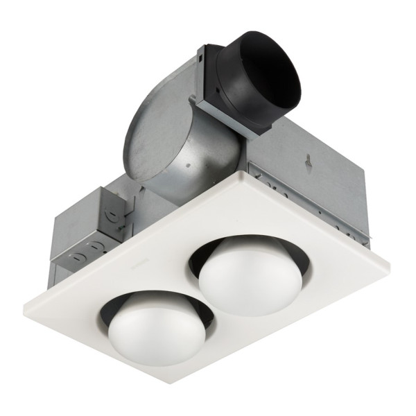 DBL BULB HT W/FAN