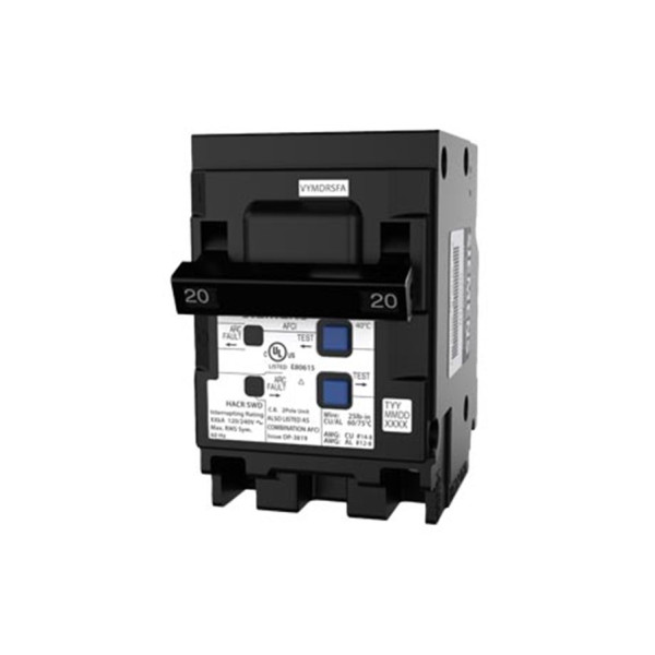 20A 2P CRCUT BREAKER ARC-FAULT