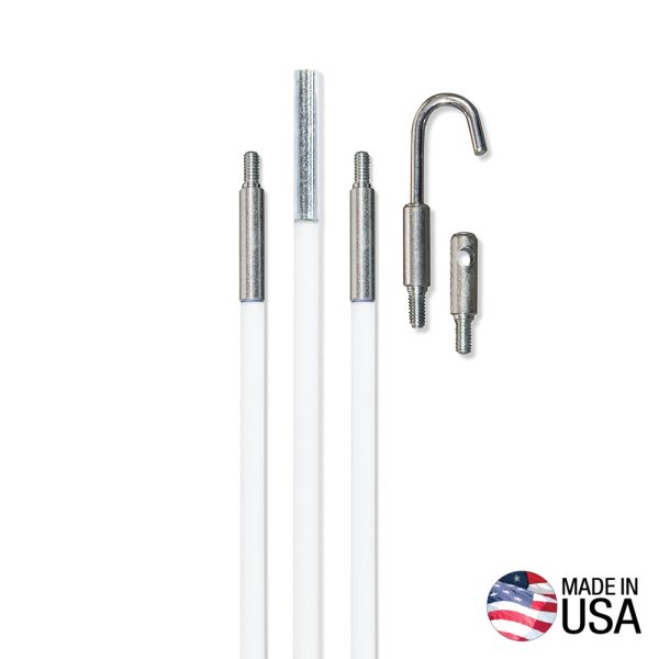 Mid-Flex Glow Rod Set, 15-Foot