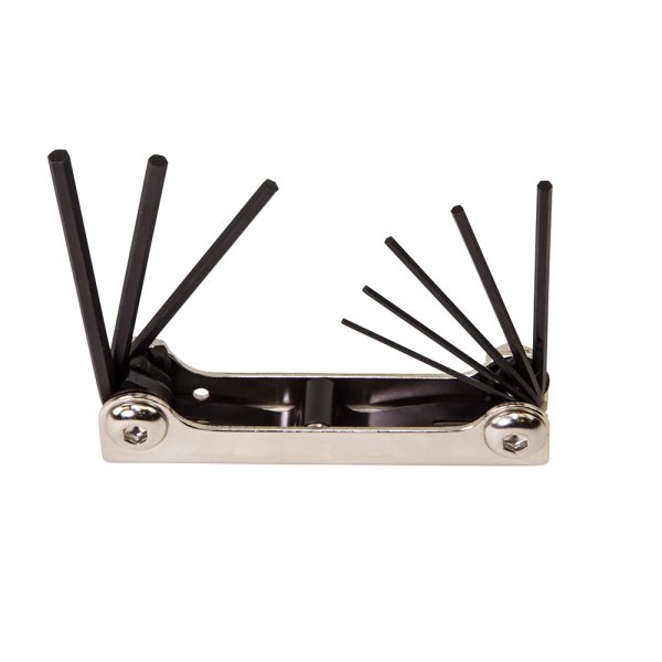 8 PC FOLDING HEX KEY SET