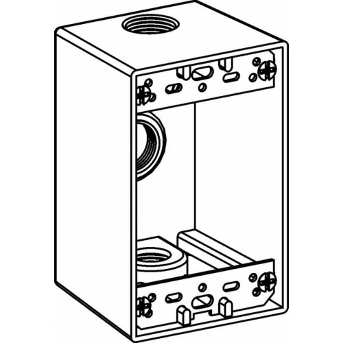 1-G W/P BOX 3 3/4'''' HUBS 2-5