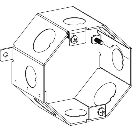 CONCRETE BOX 2-1/2'''' DEEP