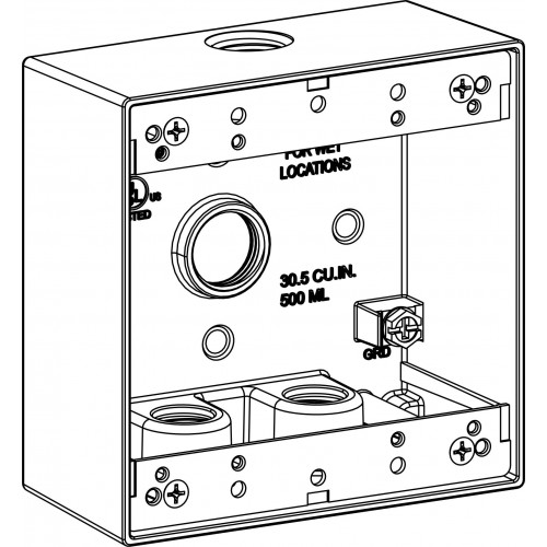 2-G W/P BOX 4 1/2'''' HUBS 2''