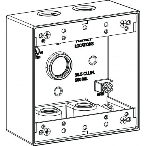 2-G W/P BOX 5 1/2'''' HUBS 2''
