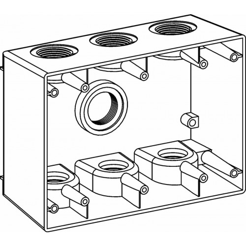 3-G W/P BOX 7 3/4'''' HUBS 2-5