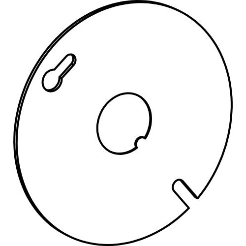 3'''' ROUND STEEL BLANK COVER