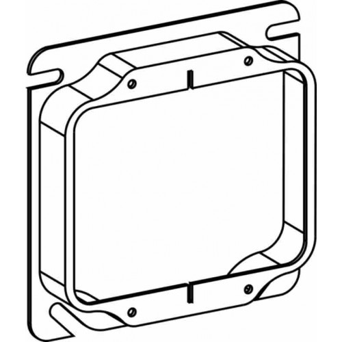 4S 2-G 1-1/4'''' RAISED STEEL