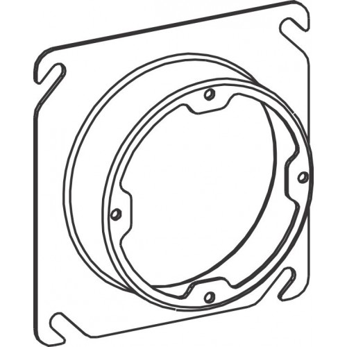 4S 1'''' RAISED STEEL PLASTER
