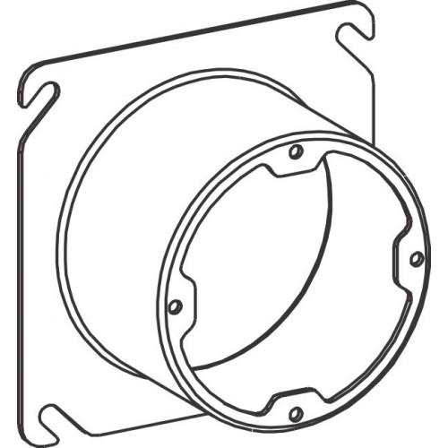 4S 2'''' RAISED STEEL PLASTER