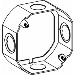 4'''' OCT. STEEL EXT. BOX 1-1/