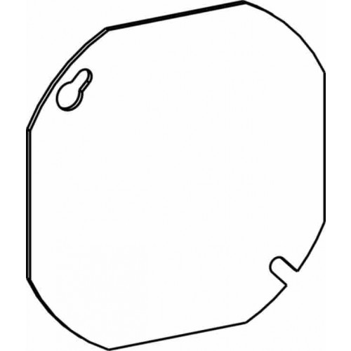 4'''' OCT. BOX STEEL BLANK COV