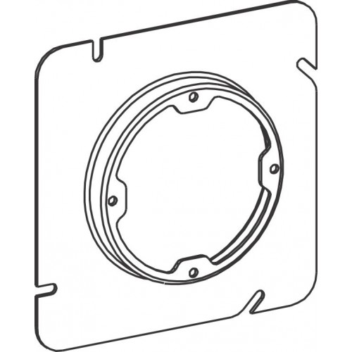 5S 1/2" RAISED STEEL PLASTER