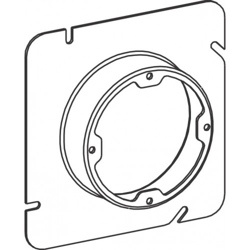5S 1" RAISED STEEL PLASTER