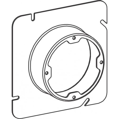 5S 1-1/4" RAISED STEEL PLASTER
