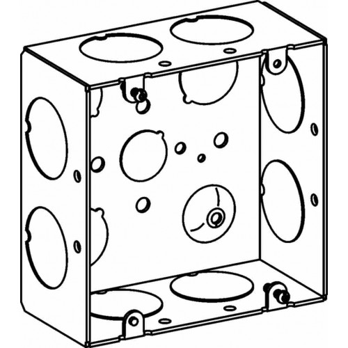 5S BOX 2-1/8" DEEP 1" KO