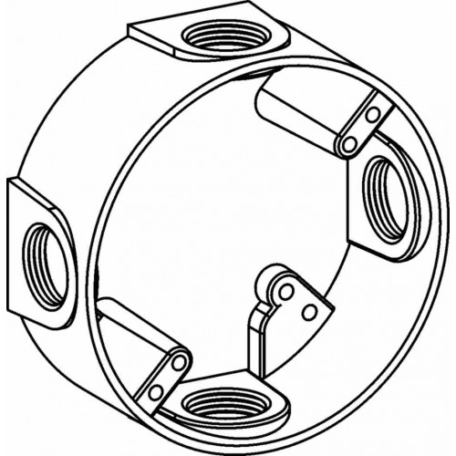 4'''' ROUND W/P EXT. BOX 4 3/4
