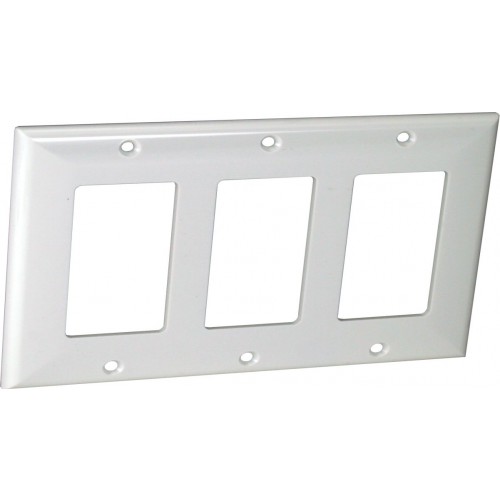 3-G WALL PLATE - DECORATIVE/GF