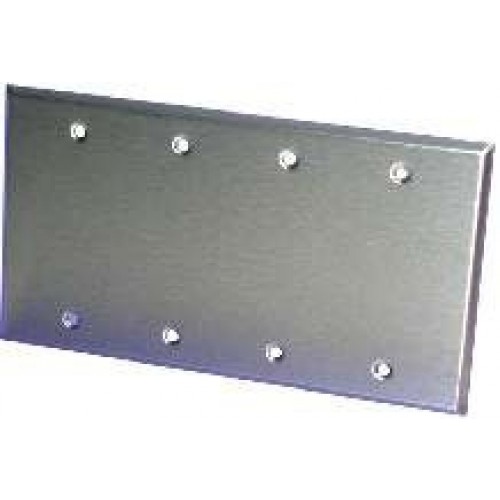 4-G STAINLESS COVER - BLANK