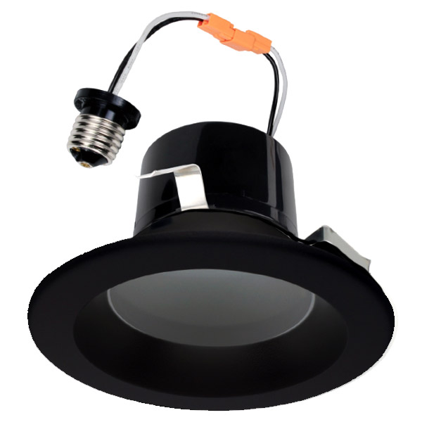 4'' LED SMOOTH BAFFLE 3K BLACK