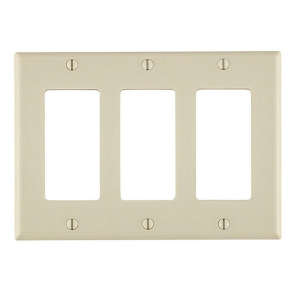 LT A 3GANG WALL PLATE