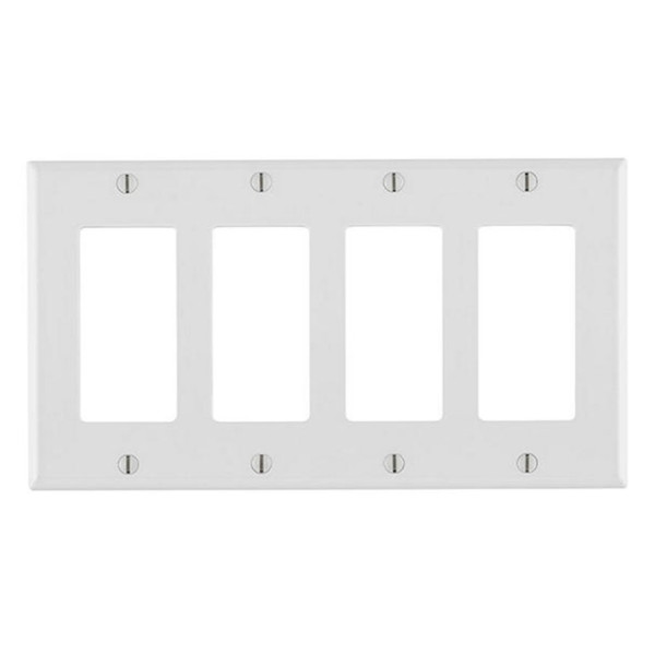 4 GANG DECORA WALLPLATE