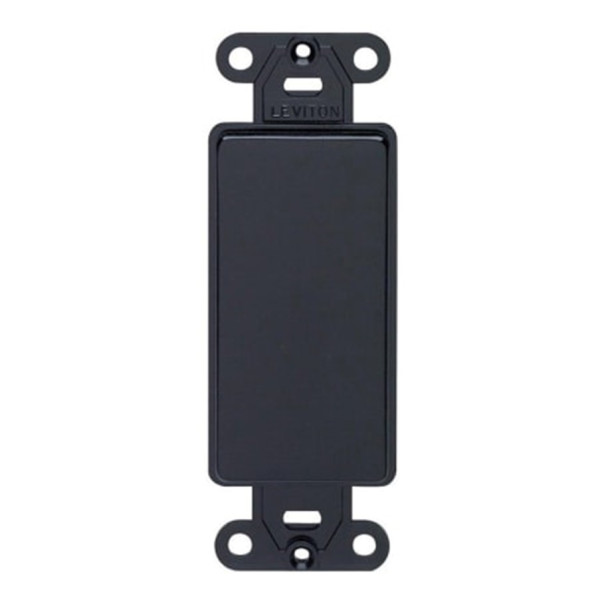 BLK BLANK WALLPLATE