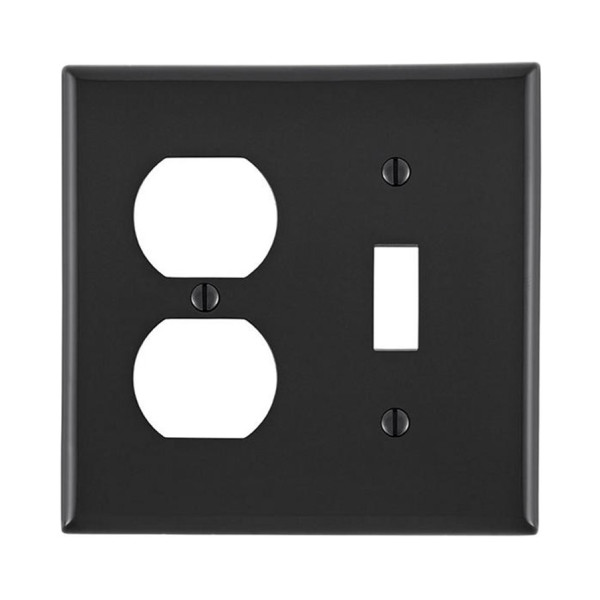 2G PLUG/ SWITCH PLATE N18-BK