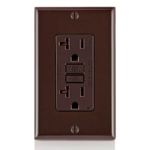 20A SL PRO GFCI BROWN