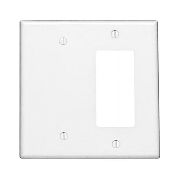 2-G WALL PLATE - GFI/BLANK WHI
